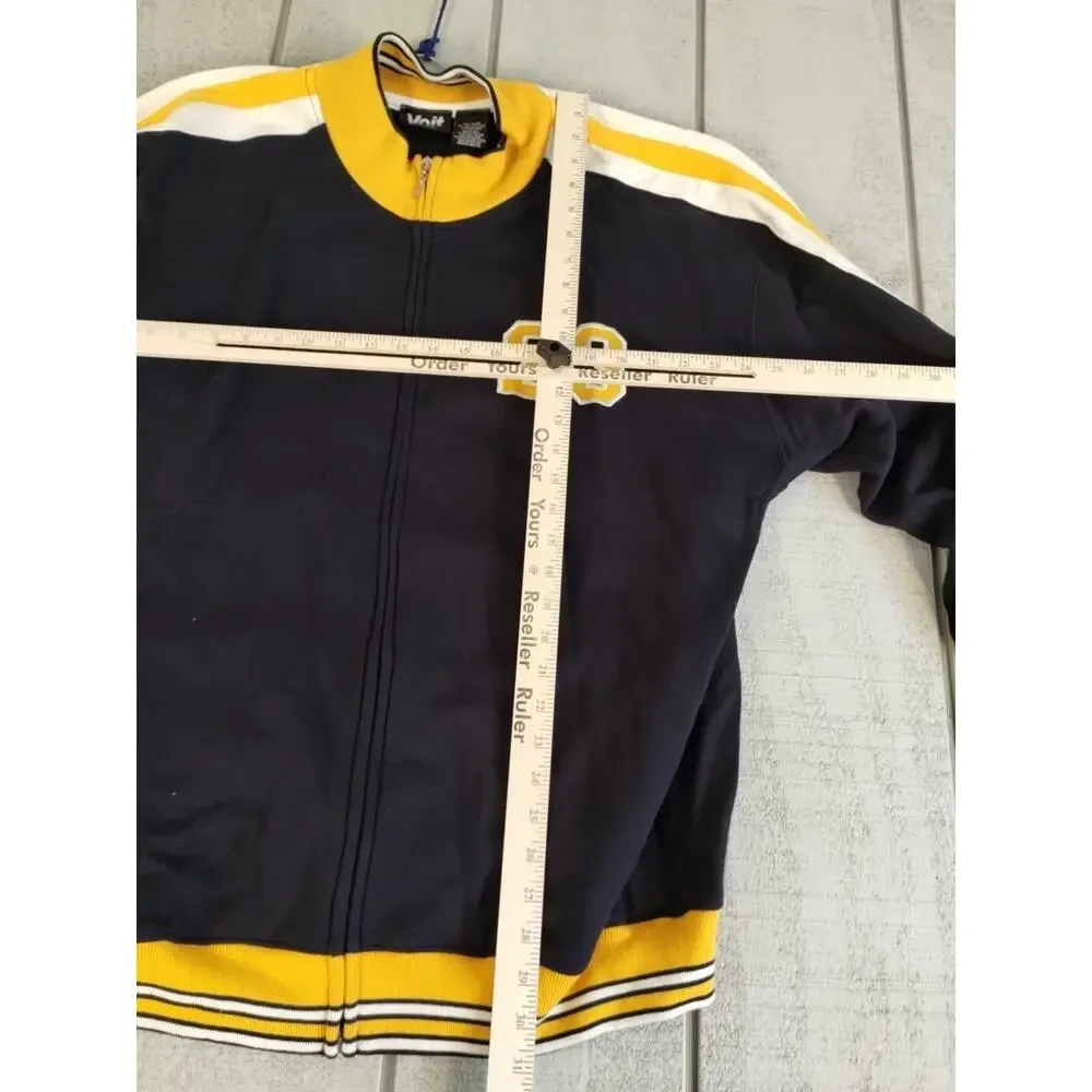VOIT Vintage Track Suit Top Jacket - Size XXL - Dark Blue and Yellow - #23